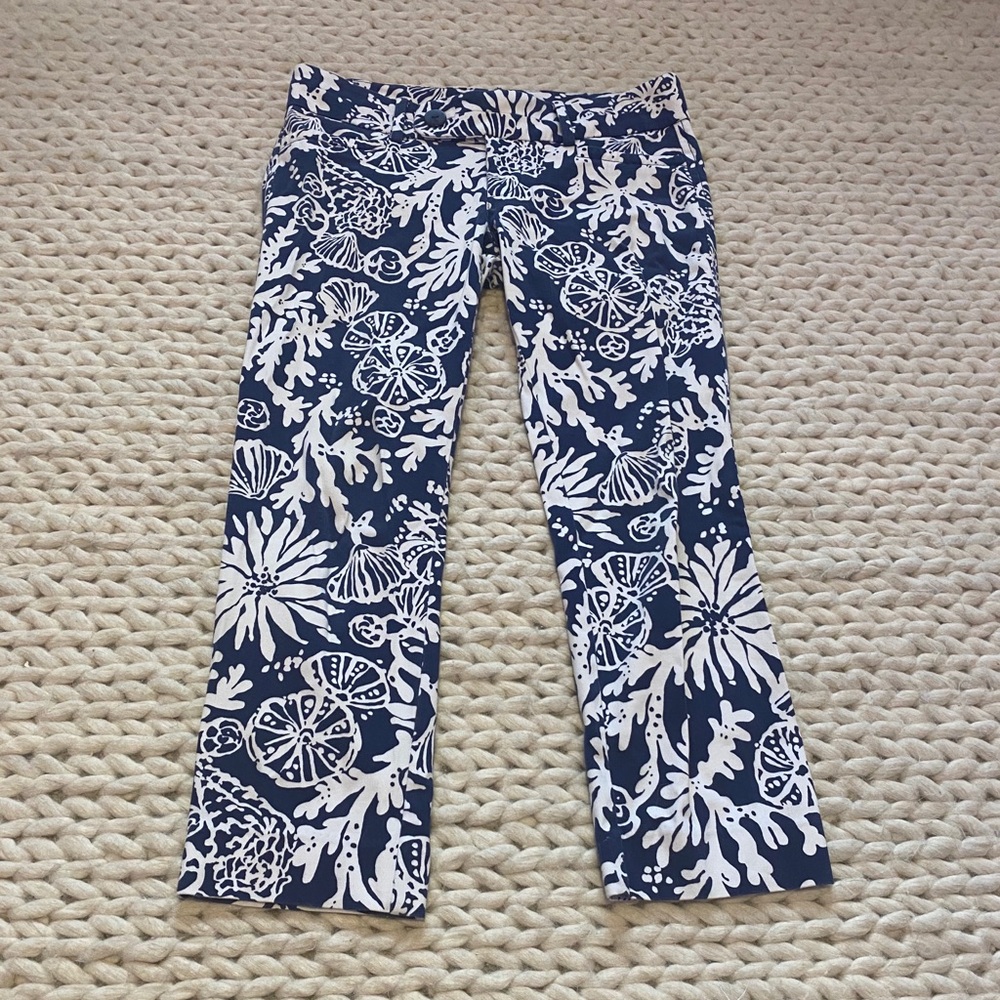 Blue and white Lilly Pulitzer pants